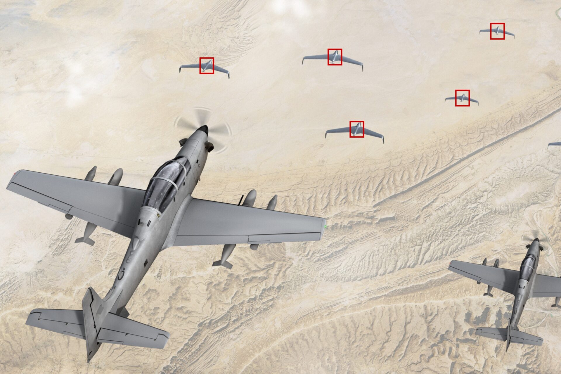 Embraer,Valkyrie Aero add AI-enabled counter-drone system to A-29 Super Tucano 