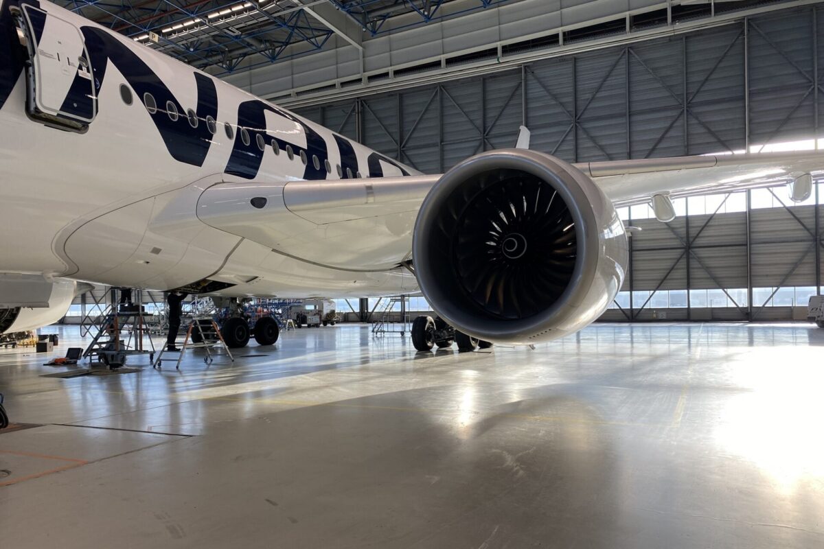 Finnair A350 engine Finnair A350 engine