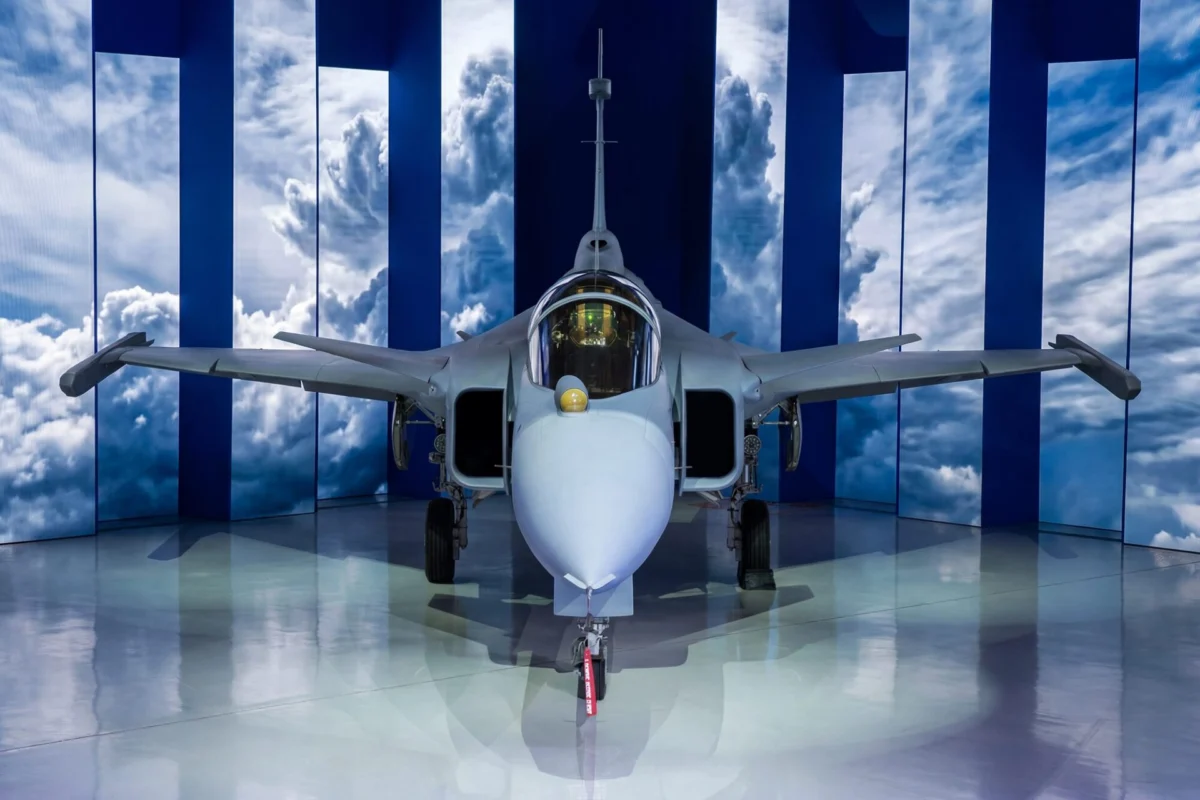 First Gripen E fighter produced in Brazil unveiled