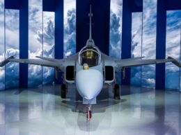 First Gripen E fighter produced in Brazil unveiled