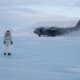 French Air Force A400M lands on Arctic ice in Greenland