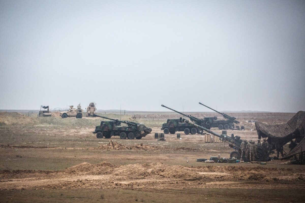 French soldiers deployed in Operation Chammal in Iraq