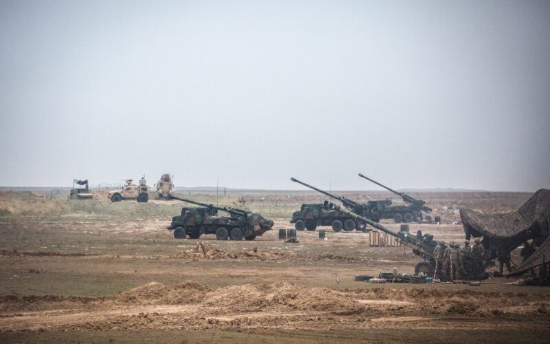 French soldiers deployed in Operation Chammal in Iraq