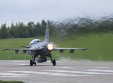 Saab Gripen takeoff