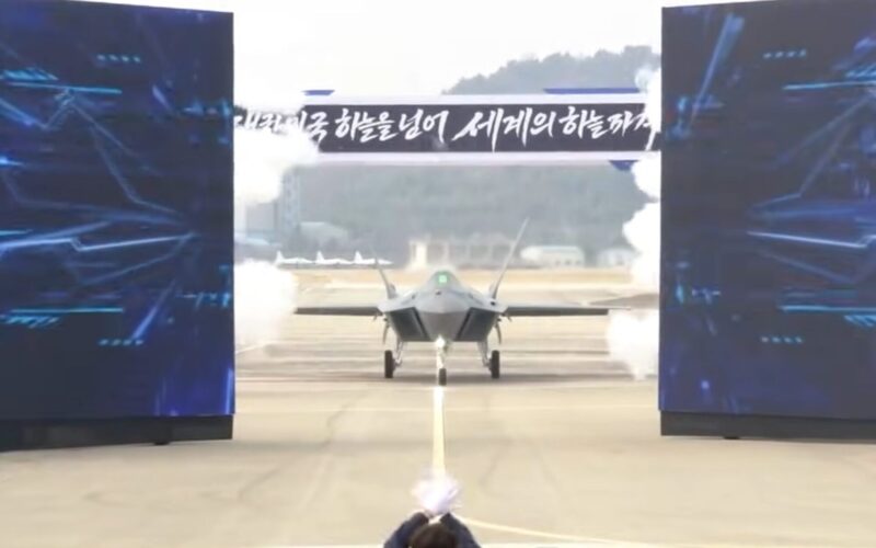 KF 21 Boramae fighter jet rollout in South Korea