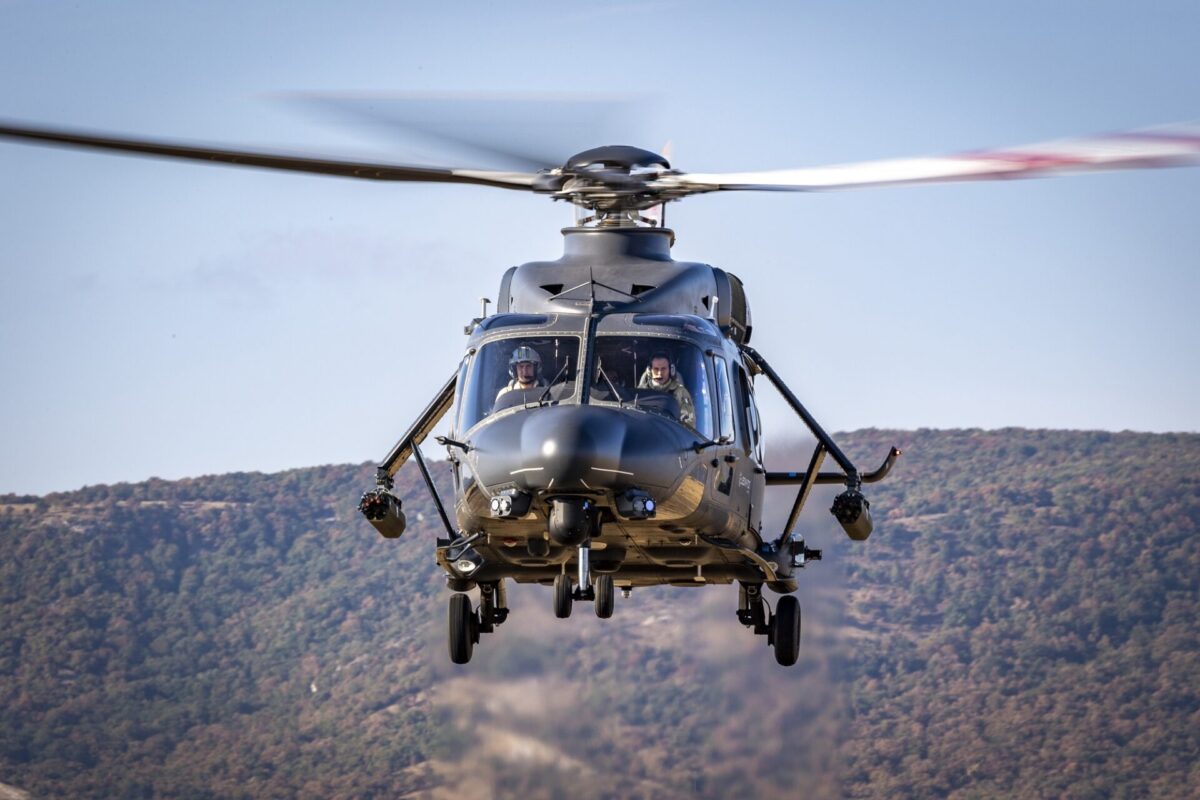 Leonardo AW149 helicopter