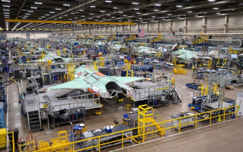 Lockheed Martin F-35 fighter jet assembly plant in Fort Worth