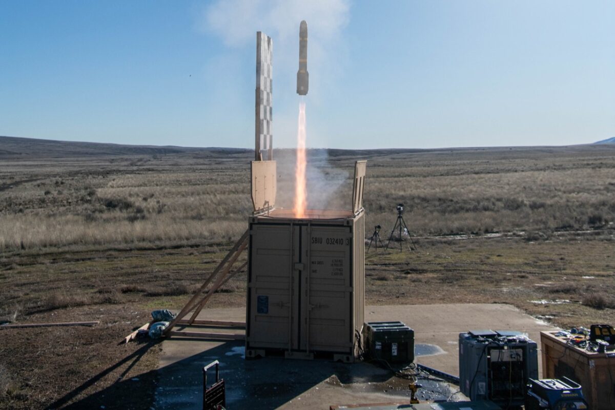 Lockheed Martin GRIZZLY first vertical launch