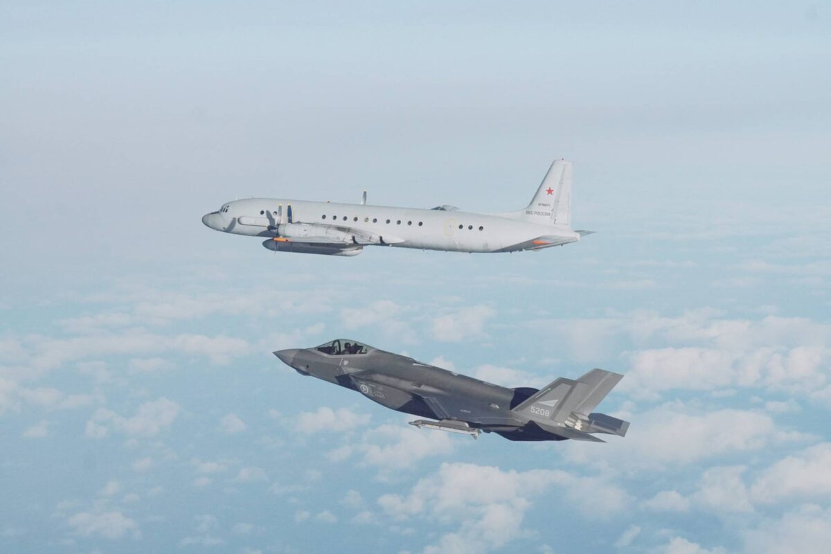 Norwegian F 35s intercept Russian Il 20M