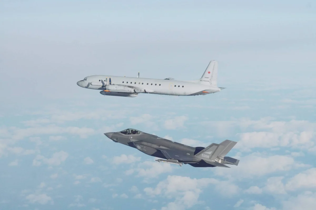 Norwegian F 35s intercept Russian Il 20M Norwegian F 35s intercept Russian Il 20M
