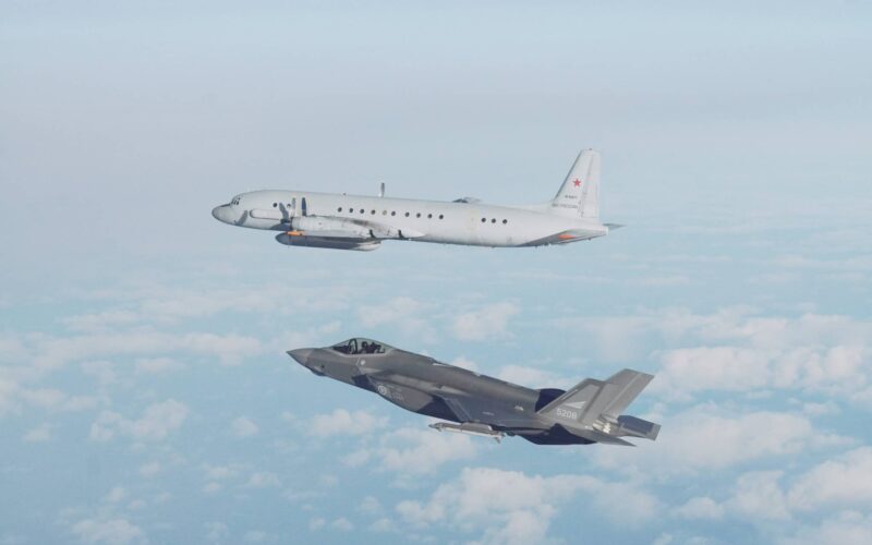 Norwegian F 35s intercept Russian Il 20M