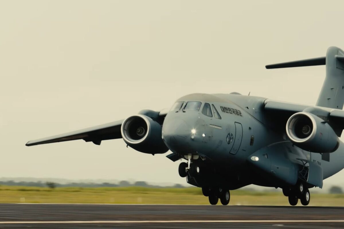 ROKAF Republic of Korea Air Forces C 390 Millennium makes its maiden flight