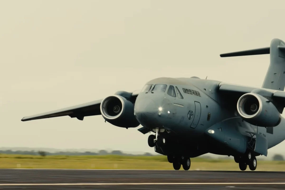 ROKAF Republic of Korea Air Forces C 390 Millennium makes its maiden flight
