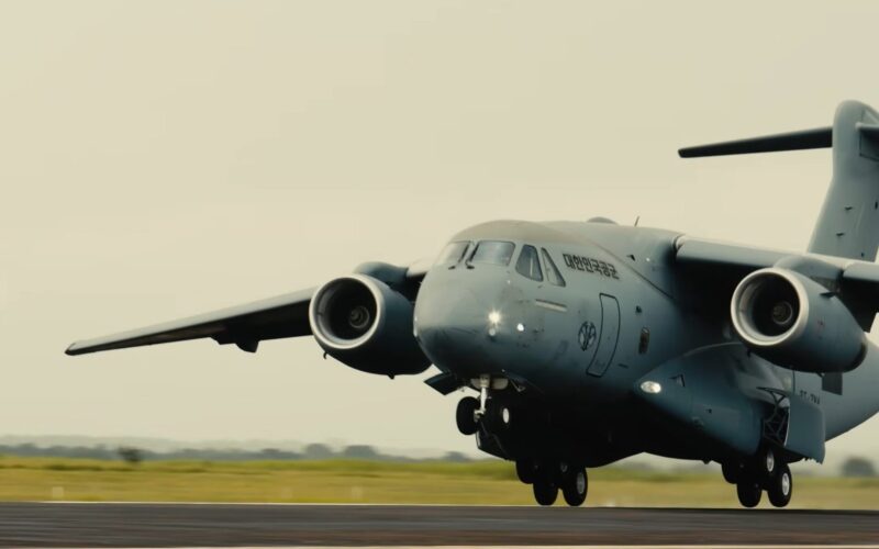 ROKAF Republic of Korea Air Forces C 390 Millennium makes its maiden flight