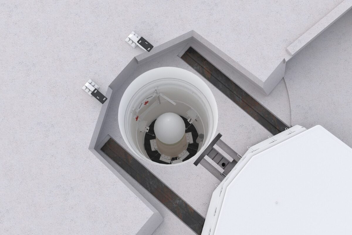 Sentinel silo illustration Sentinel silo illustration