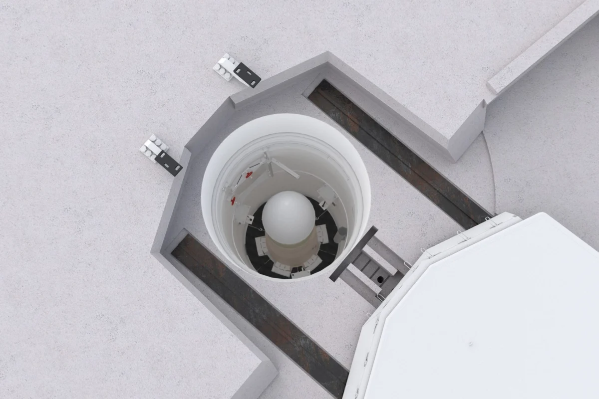 Sentinel silo illustration Sentinel silo illustration