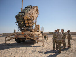 US Army Patriot air defense system in the Middle East