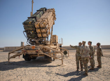 US Army Patriot air defense system in the Middle East