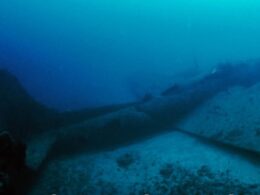 WW2 B 17 bomber North Sea