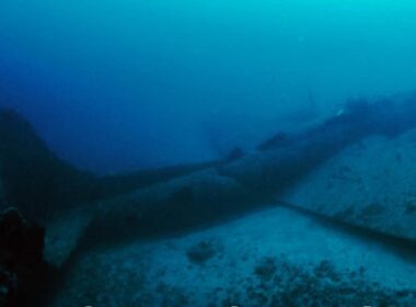 WW2 B-17 bomber North Sea