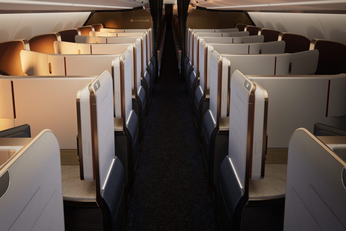 Air Canada Airbus A321XLR Signature Class Air Canada Airbus A321XLR Signature Class