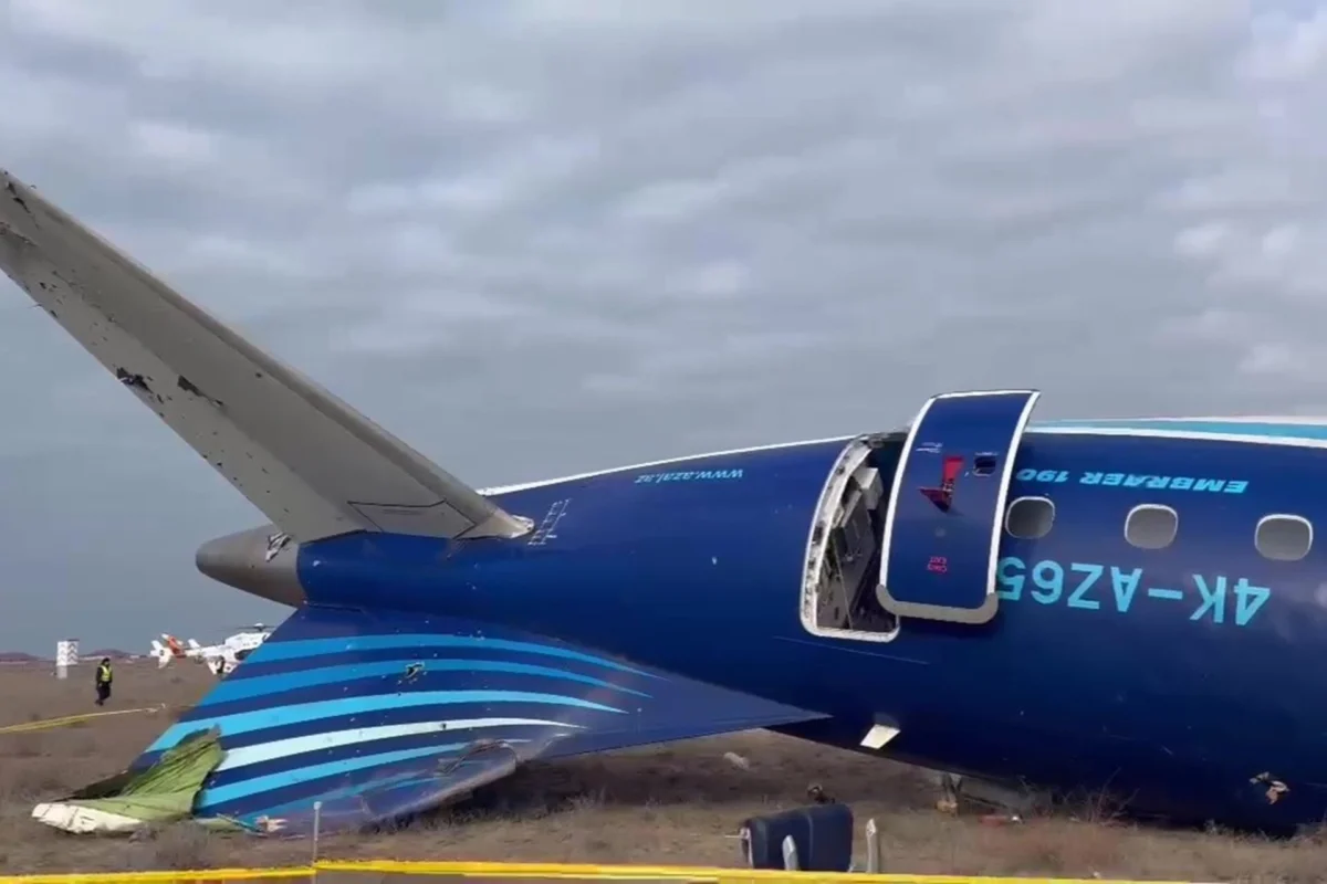 Azerbaijan Airlines Flight 8243 crash site