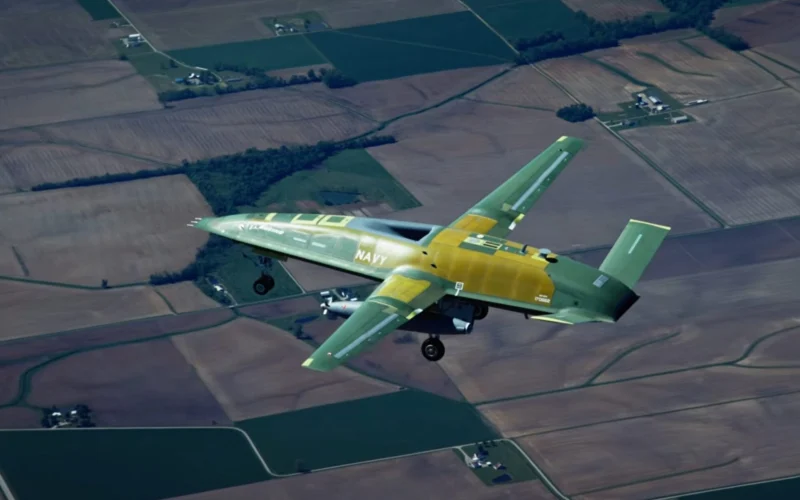 Boeing MQ 25 Stingray tanker drone first flight