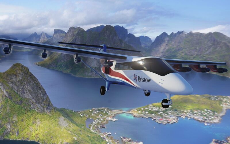 Electra EL9 Ultra Short in Bristow livery - Norway