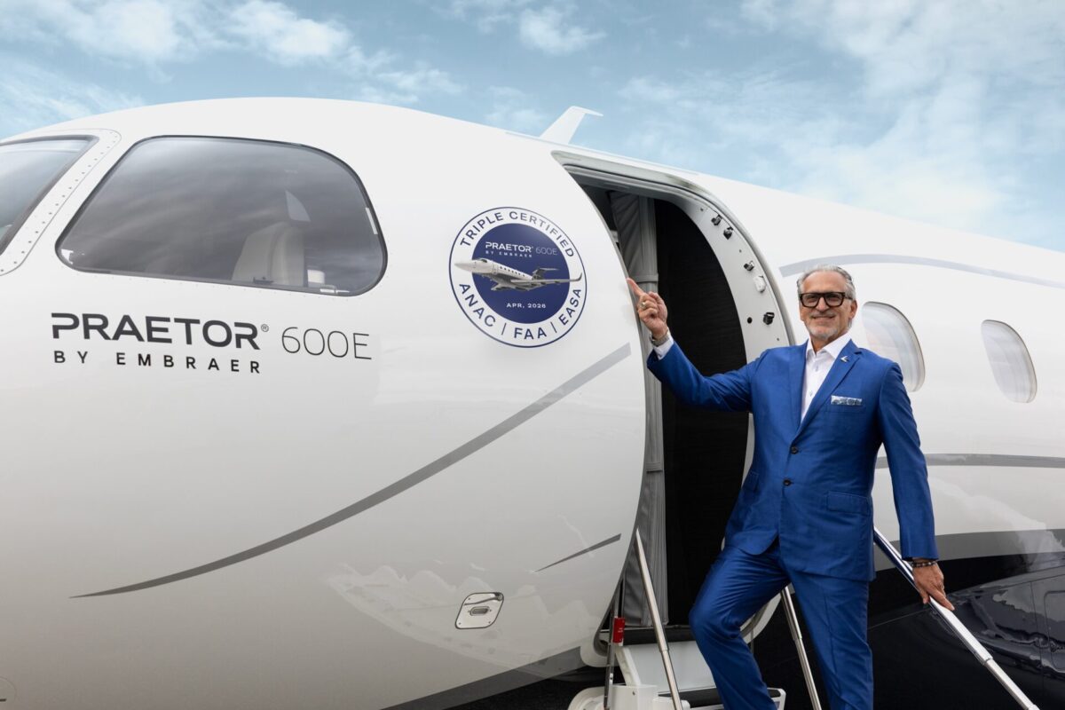 Embraer Praetor 600E certification