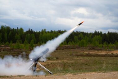 Frankenburg Mark 1 missile field test