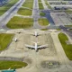 Gatwick view along runway