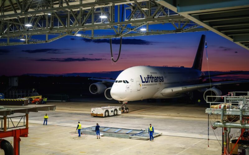 Lufthansa Airbus A380 retrofit