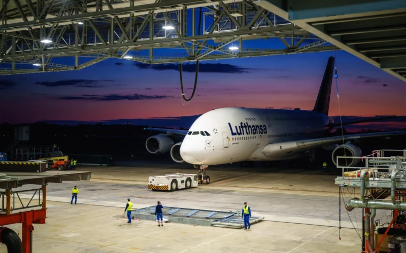 Lufthansa Airbus A380 retrofit