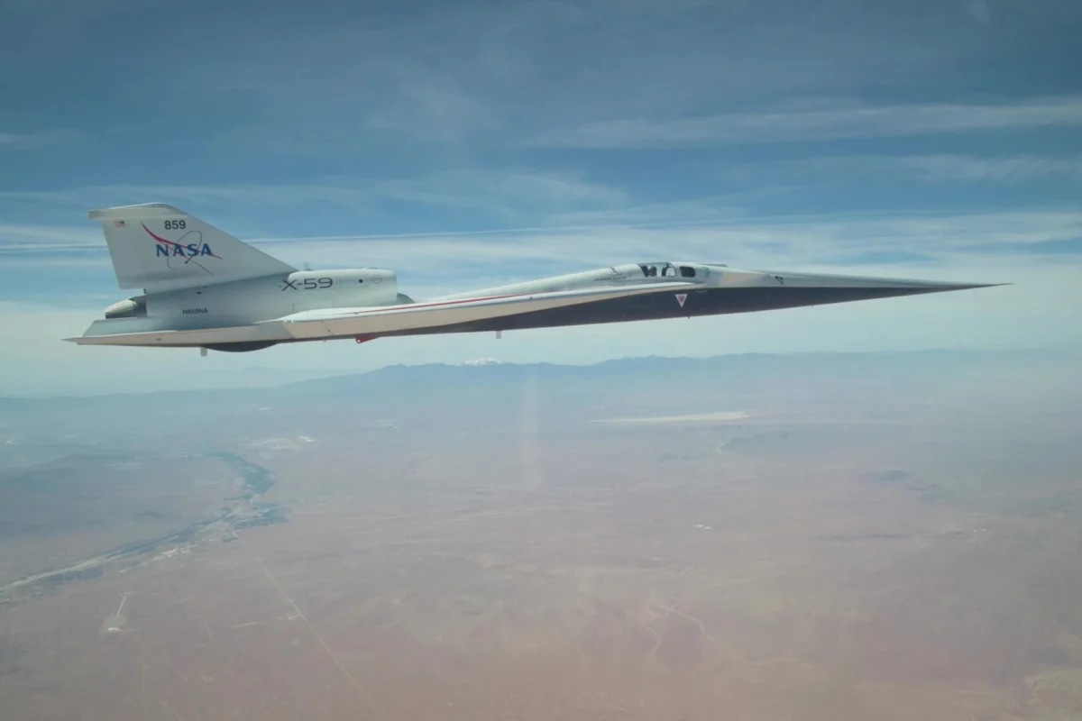 NASA X 59 test aircraft supersonic NASA X 59 test aircraft supersonic
