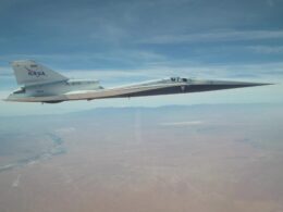 NASA X 59 test aircraft supersonic