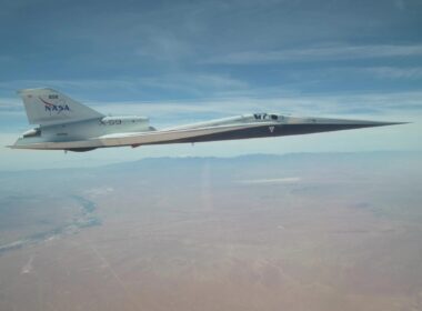 NASA X 59 test aircraft supersonic
