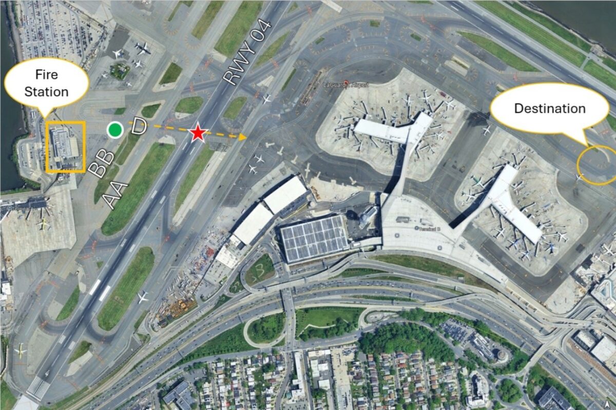 NTSB crash airport map