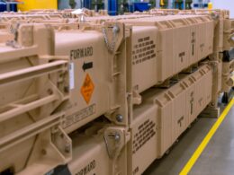 PAC 3 MSE interceptor missile crates