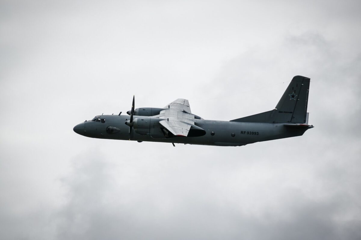 Russian Air Force Antonov An 26 transport aircraft