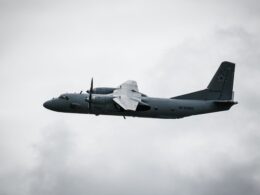 Russian Air Force Antonov An 26 transport aircraft