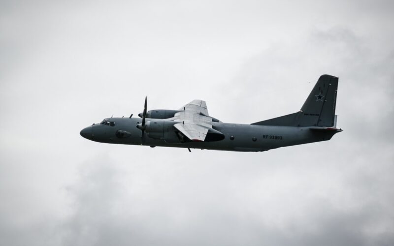 Russian Air Force Antonov An 26 transport aircraft