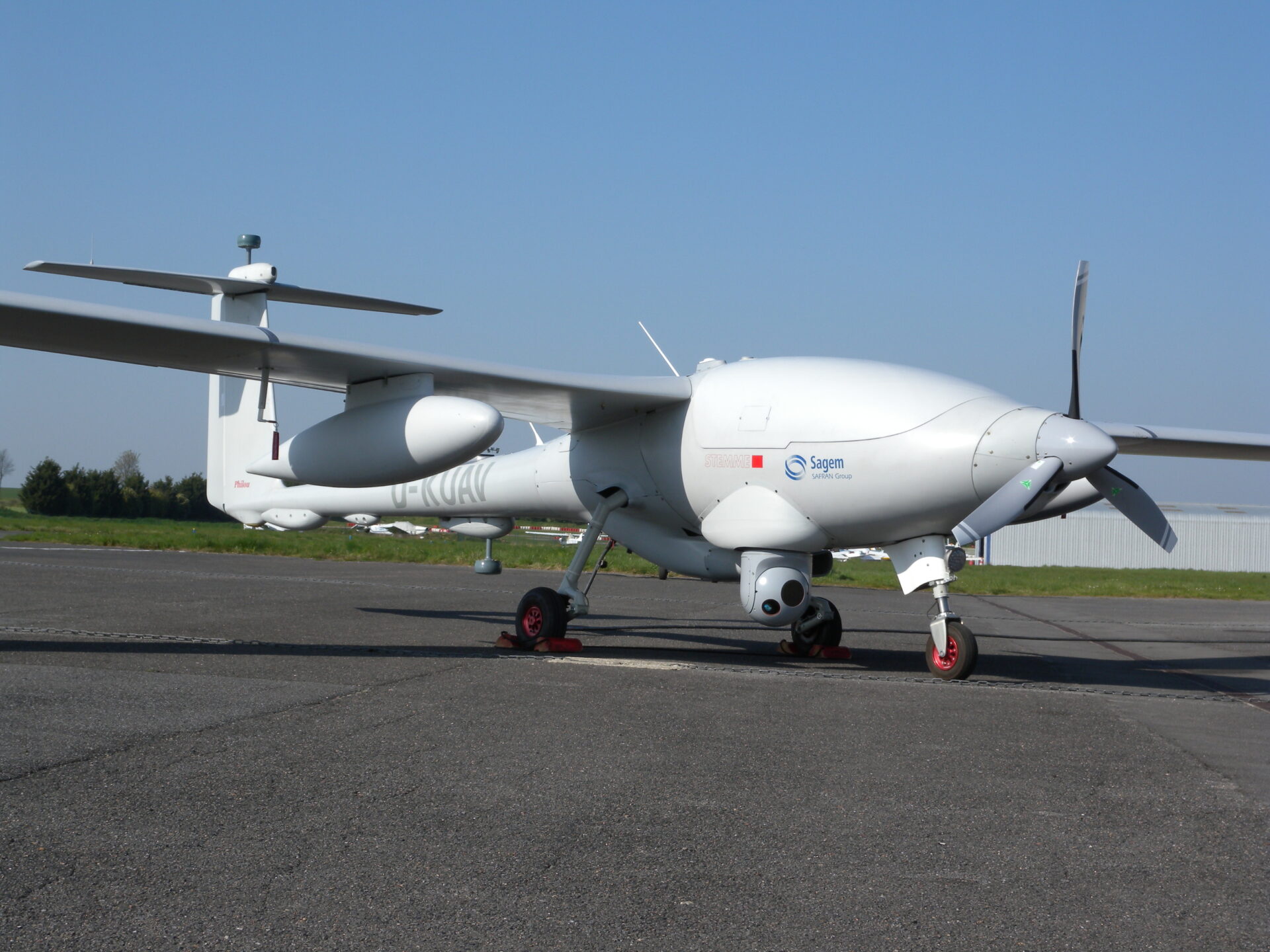 Flight tracking appeared to show a Safran Patroller near Poland’s Belarus border, but the aircraft was likely a crewed Polish Border Guard Stemme.