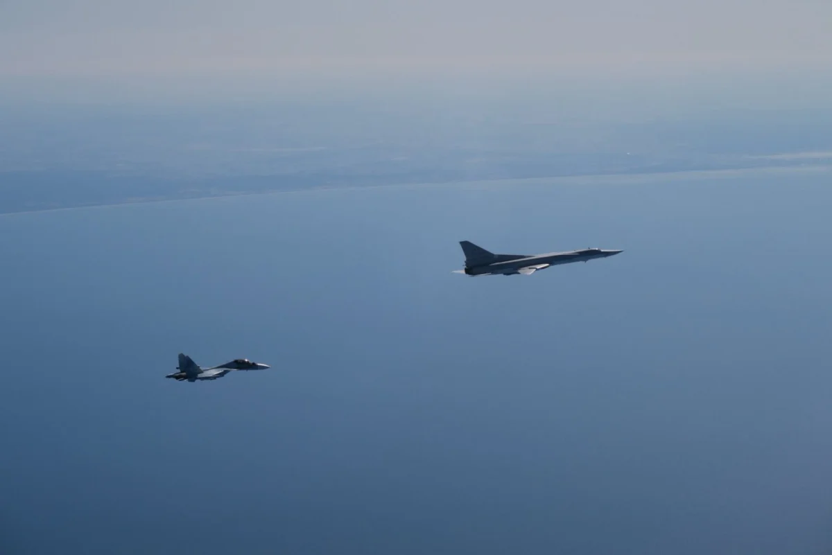 Swedish QRA fighter jets intercepted two Russian Tu 22M3 strategic bombers over the Baltic Sea
