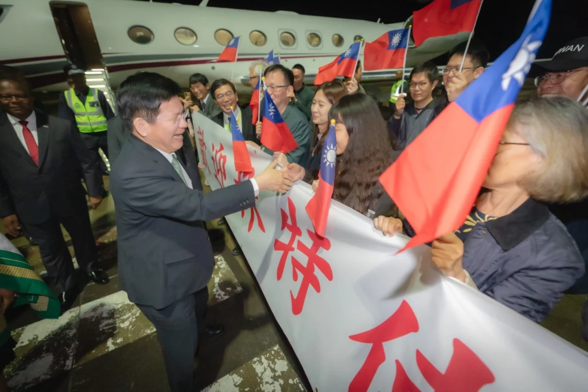 Taiwan foreign minister arrives in Eswatini
