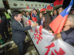 Taiwan foreign minister arrives in Eswatini