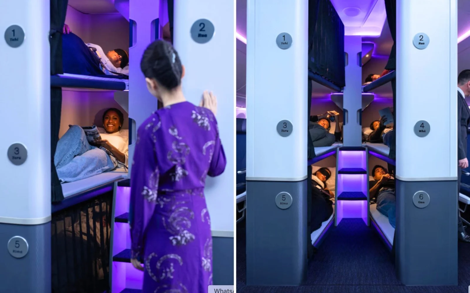 Air New Zealand Skynest sleep pods