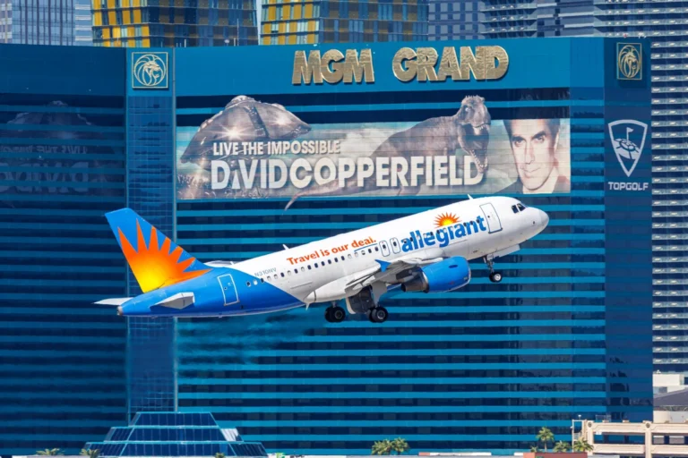Allegiant Air Airbus A319 Las Vegas Airport