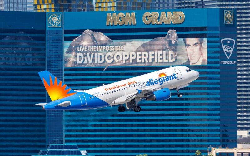 Allegiant Air Airbus A319 Las Vegas Airport