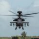 British Army Boeing Apache Attack helicopterH64E