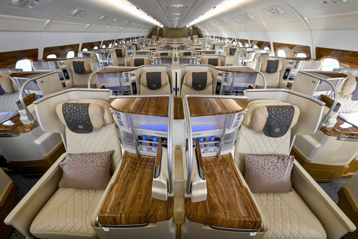 Emirates Airbus A380 business Emirates Airbus A380